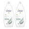 Dove Purifying Detox with Green Clay Shower Gel, 250ml (Pack of 2)