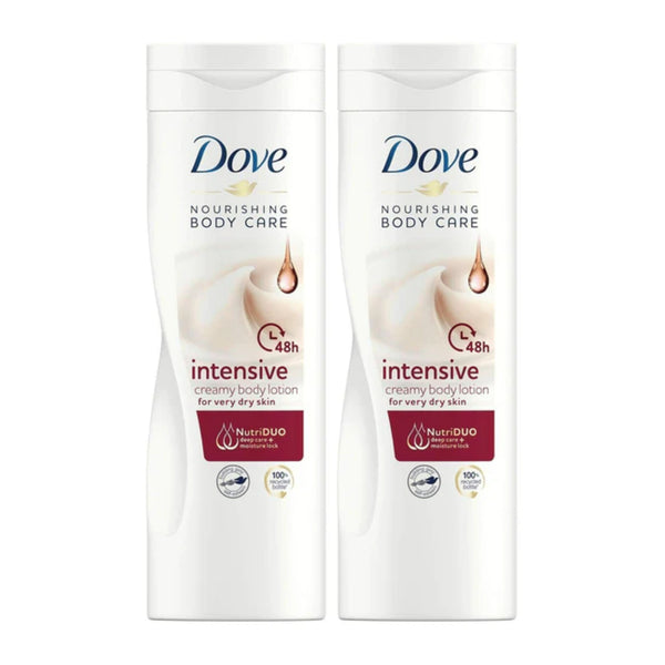 Dove Intensive Creamy Body Lotion For Very Dry Skin, 250ml (Pack of 2)