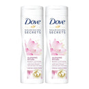 Dove Glowing Ritual Lotus Flower Extract Rice Milk Body Lotion 400ml (Pack of 2)