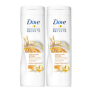 Dove Indulging Ritual Body Lotion Oat Milk & Acacia Honey, 400ml (Pack of 2)