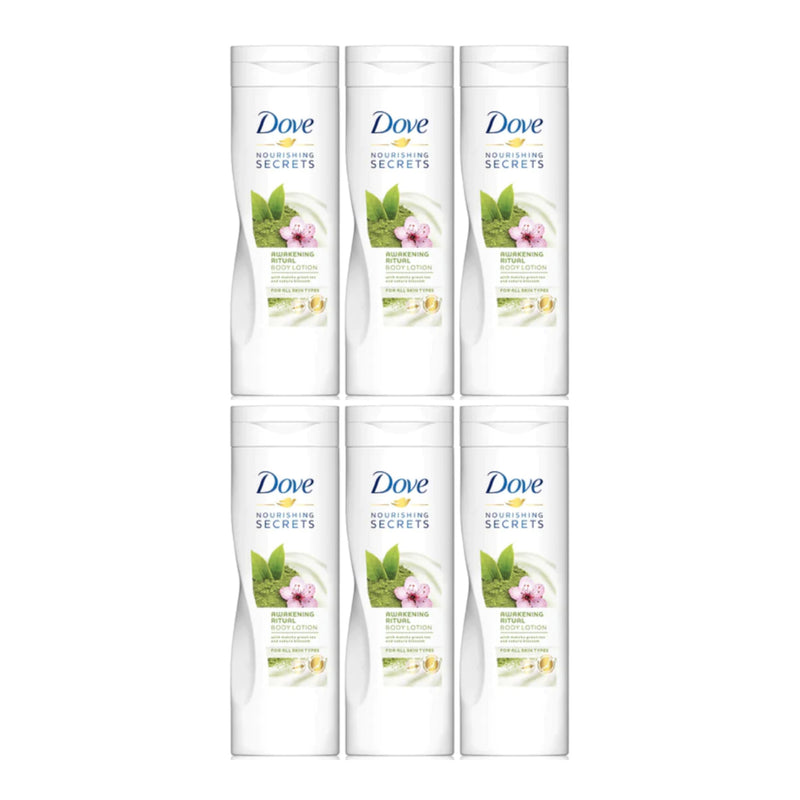 Dove Awakening Ritual Matcha Green Tea & Sakura Blossom Lotion 400ml (Pack of 6)