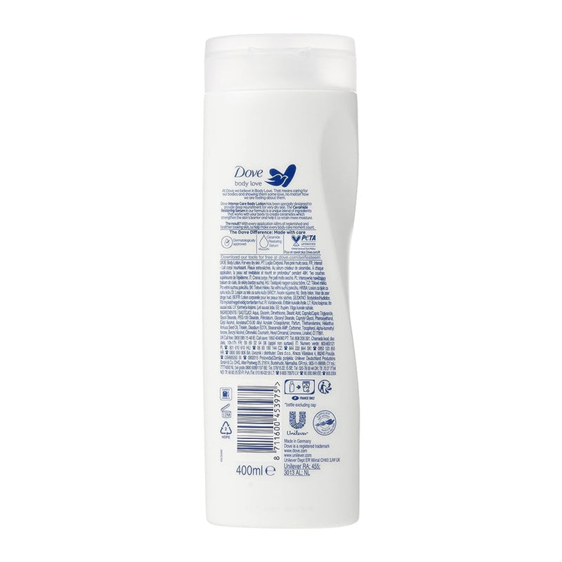 Dove Body Love Intense Care For Very Dry Skin Body Lotion, 400ml