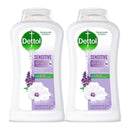 Dettol Sensitive Antibacterial Body Wash Lavender & White Musk 300g (Pack of 2)