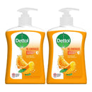 Dettol Re-Energize Mandarin Orange Antibacterial Hand Wash, 245g (Pack of 2)