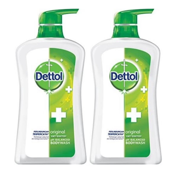 Dettol Original Antibacterial Body Wash, 625ml (Pack of 2)