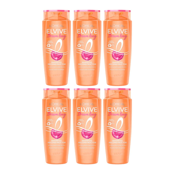 L'Oréal Paris Elvive Dreamlong Shampoo Reconstructor 13.5oz (400ml) (Pack of 6)