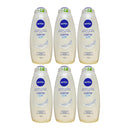 Nivea Creme Soft w/ Natural Almond Oil & Mild Scent Body Wash 750ml (Pack of 6)