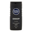 Nivea Men Deep Clean Doccia Shampoo Shower Gel, 250ml