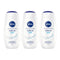 Nivea Creme Soft Pure Care Shower Cream w/ Almond Oil, 250ml (Pack of 3)