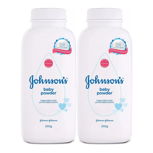 Johnson's Baby Powder, 200gm (Pack of 2)