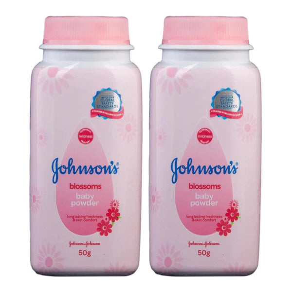 Johnson's Blossoms Baby Powder, 50gm (Pack of 2)