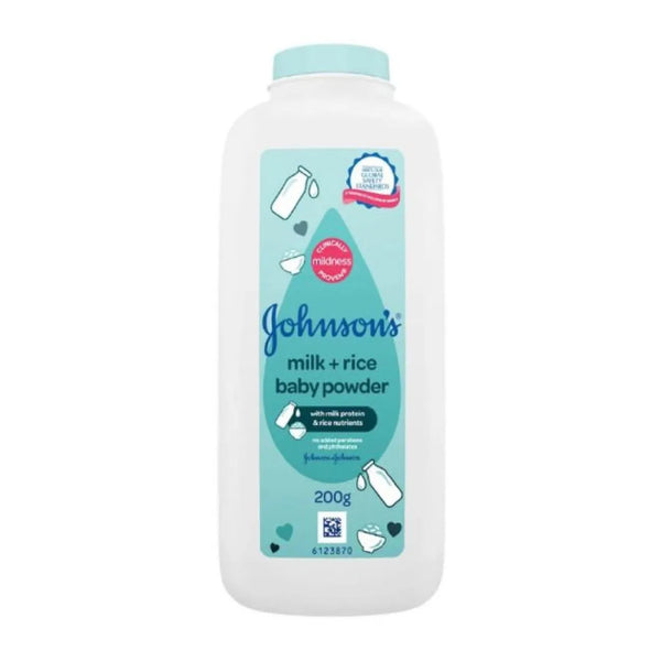 Johnson's Milk & Rice Baby Powder, 200gm