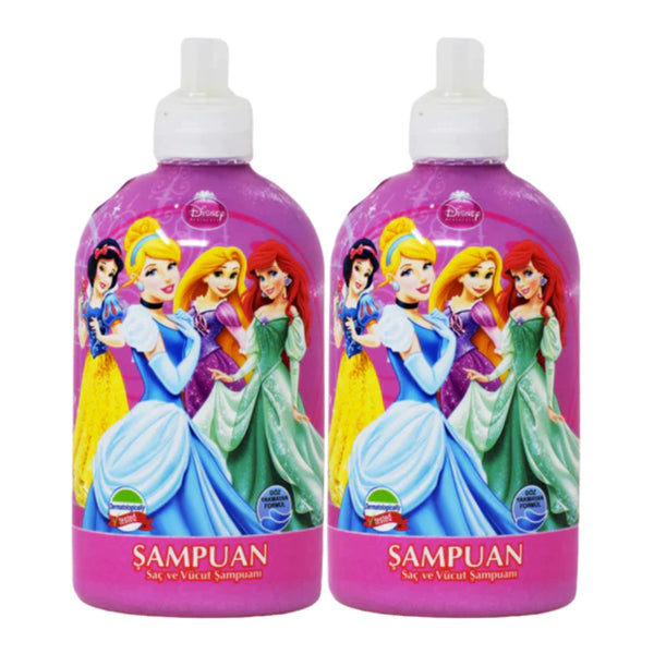 Disney Princess Shampoo & Body Wash, 16.9 oz (500ml) (Pack of 2)