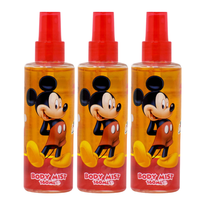 Disney Mickey Mouse Body Mist / Perfume, 160ml (Pack of 3)