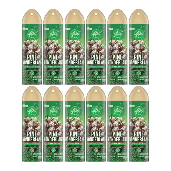 Glade Spray Pine Wonderland Air Freshener, 8 oz (Pack of 12)