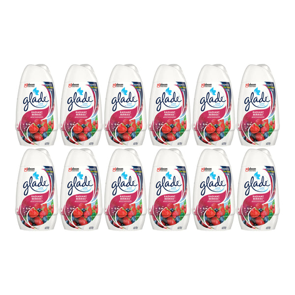 Glade Solid Air Freshener Radiant Berries, 6 oz (Pack of 12)
