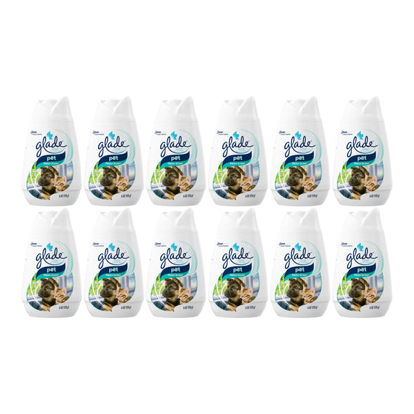 Glade Solid Air Freshener, Pet Fresh Scent, 6 oz (Pack of 12)