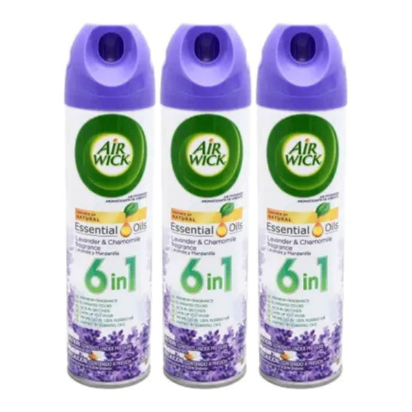 Air Wick 6-In-1 Lavender & Chamomile Air Freshener, 8 oz (Pack of 3)