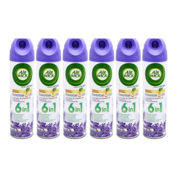 Air Wick 6-In-1 Lavender & Chamomile Air Freshener, 8 oz (Pack of 6)