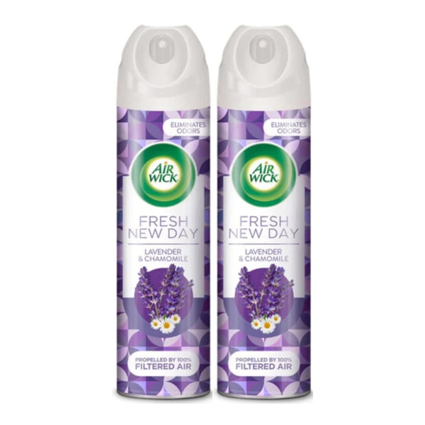 Air Wick 6-In-1 Fresh New Day - Lavender & Chamomile Freshener, 8oz (Pack of 2)