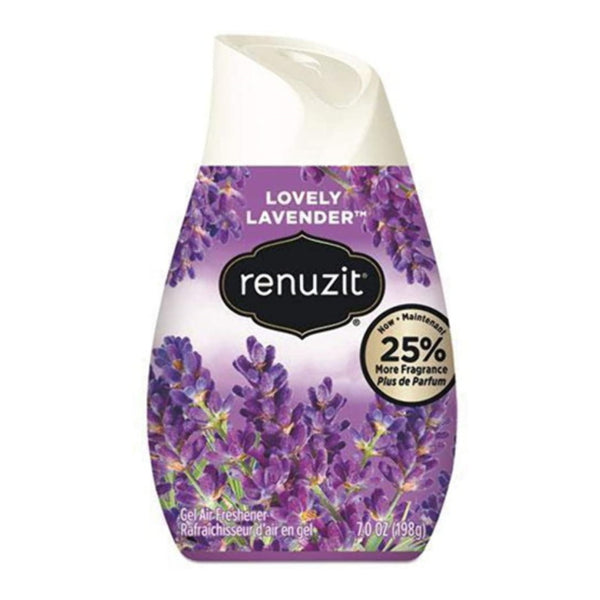 Renuzit Gel Air Freshener Lovely Lavender Scent, 7oz