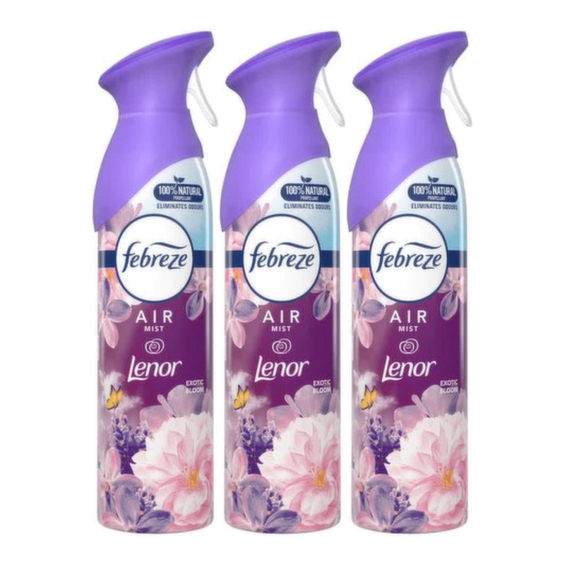 Febreze Air Freshener - Lenor Exotic Bloom Scent, 300ml (Pack of 3)