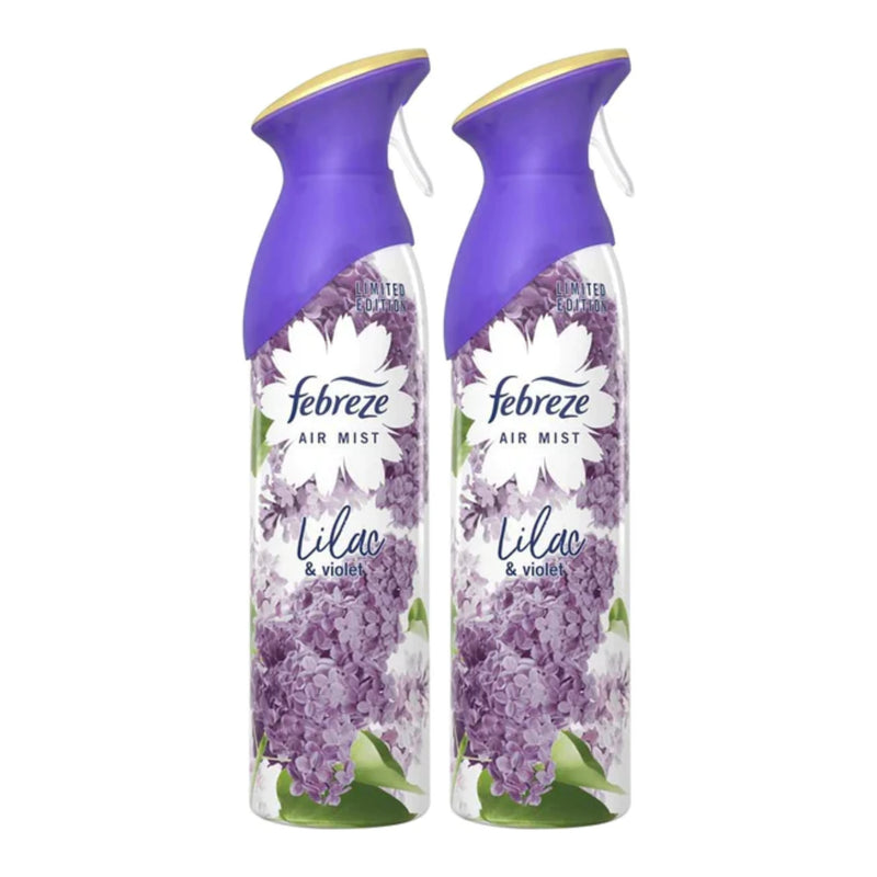 Febreze Air Mist Air Freshener - Lilac & Violet Scent, 300ml (Pack of 2)
