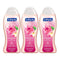 Softsoap Pink Rose & Sweet Vanilla Body Wash 20oz (591ml) (Pack of 3)