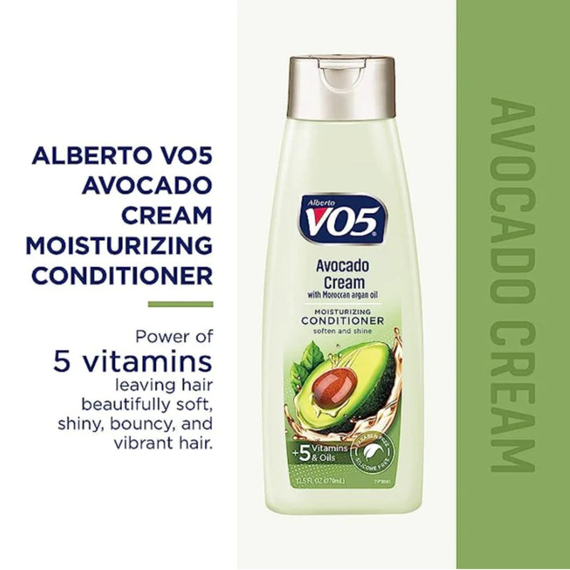 Alberto VO5 Avocado Cream w/ Moroccan Argan Oil Conditioner, 12.5oz