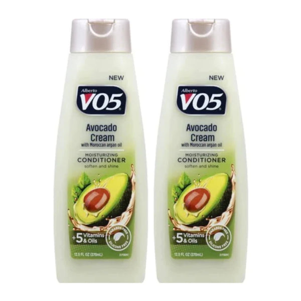 Alberto VO5 Avocado Cream w/ Moroccan Argan Oil Conditioner, 12.5oz (Pack of 2)