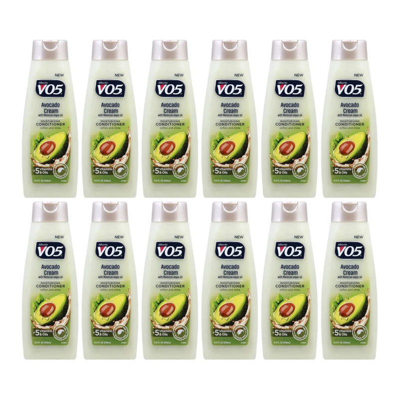 Alberto VO5 Avocado Cream w/ Moroccan Argan Oil Conditioner, 12.5oz (Pack of 12)