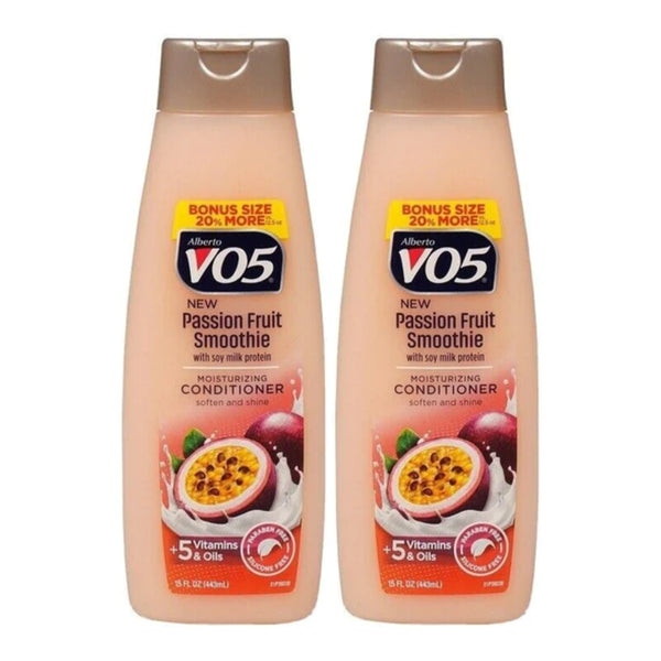 Alberto VO5 Passion Fruit Smoothie with Soy Milk Conditioner, 15 oz (Pack of 2)