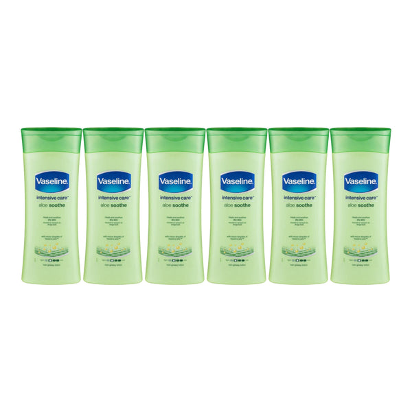 Vaseline Intensive Care Aloe Soothe Lotion, 100ml (Pack of 6)