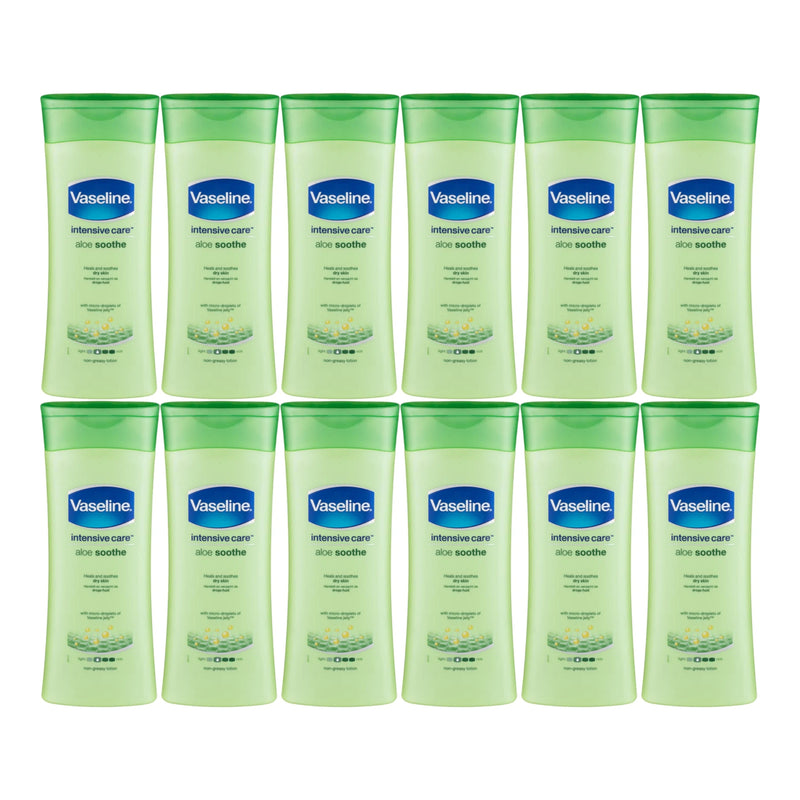 Vaseline Intensive Care Aloe Soothe Lotion, 100ml (Pack of 12)