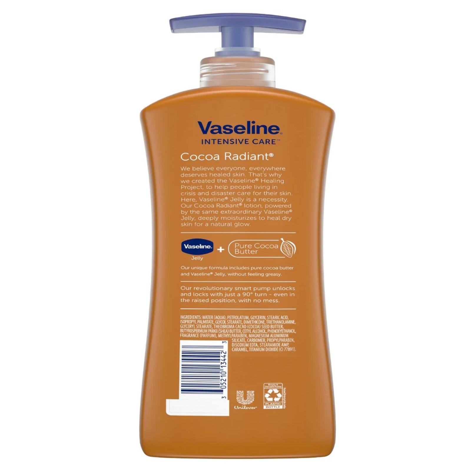 Vaseline Cocoa Radiant w/ Pure Cocoa Butter Lotion, 20.3oz (600ml) MarketCOL