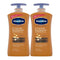 Vaseline Cocoa Radiant w/ Pure Cocoa Butter Lotion, 20.3oz (600ml) (Pack of 2)