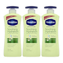 Vaseline Intensive Care Soothing Hydration Lotion, 20.3oz (600ml) (Pack of 3)