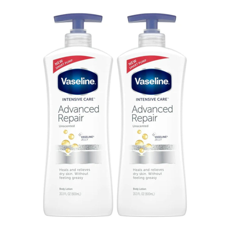 Vaseline Intensive Care Advanced Repair Body Lotion, 20.3oz (600ml) (Pack of 2)