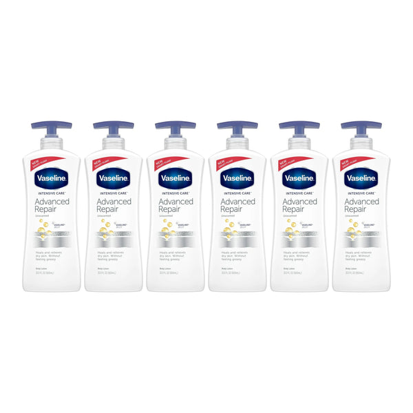Vaseline Intensive Care Advanced Repair Body Lotion, 20.3oz (600ml) (Pack of 6)