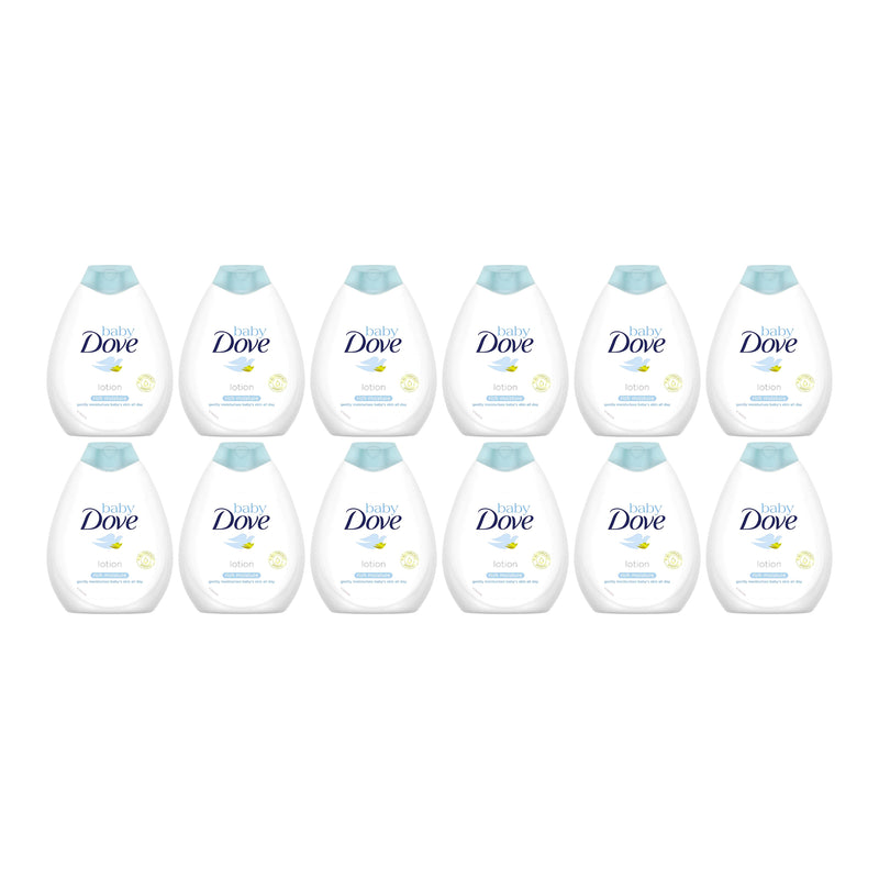 Baby Dove Rich Moisture Lotion 100% Skin-Natural Nutrients, 200ml (Pack of 12)
