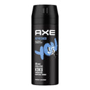 Axe You Refreshed Deodorant & Body Spray, 150ml (Pack of 3)