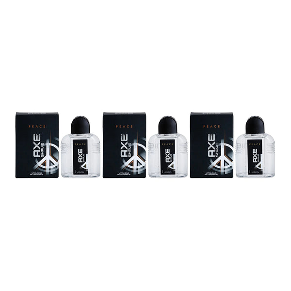 Axe Peace Aftershave, 3.4oz (100ml) (Pack of 3)