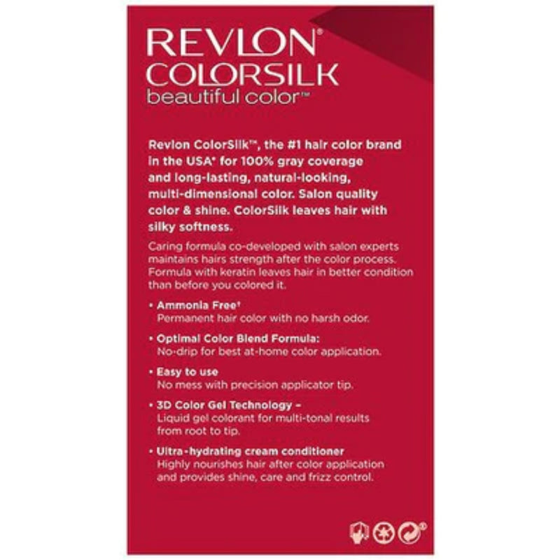Revlon ColorSilk Beautiful Hair Color - 81 Light Blonde (Pack of 3)