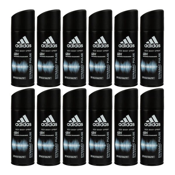 Adidas Dynamic Pulse Cool & Woody Deo Body Spray, 150ml (Pack of 12)