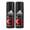 Adidas Team Force Energetic & Woody Deo Body Spray, 150ml (Pack of 2)
