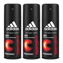 Adidas Team Force Energetic & Woody Deo Body Spray, 150ml (Pack of 3)