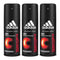 Adidas Team Force Energetic & Woody Deo Body Spray, 150ml (Pack of 3)