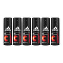 Adidas Team Force Energetic & Woody Deo Body Spray, 150ml (Pack of 6)