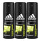 Adidas Pure Game Intense & Bold Deo Body Spray, 150ml (Pack of 3)