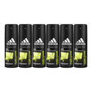 Adidas Pure Game Intense & Bold Deo Body Spray, 150ml (Pack of 6)